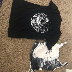 TWO pack cute shein tops